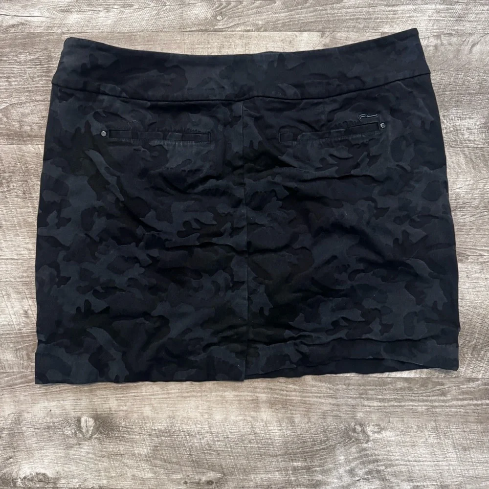 Polo Golf Ralph Lauren Black Camouflage Golf Skort Womens Sz. 14
